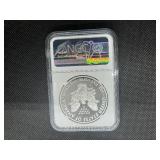 2019-S  ANA Releases Proof 1  Oz. Silver American Eagle NGC Ultra Cameo PF69  - NGC Price Guide $100