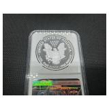 2020-W Proof 1  Oz. Silver American Eagle NGC Ultra Cameo PF69  - NGC Price Guide $100
