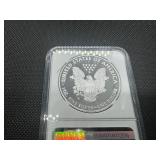 2021-W First Releases Type 1 Proof 1  Oz. Silver American Eagle NGC Ultra Cameo PF69  - NGC Price Guide $115