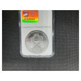 2001 1 Oz. Silver American Eagle NGC MS69 -  NGC Price Guide $65