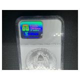 2001 1 Oz. Silver American Eagle NGC MS69 -  NGC Price Guide $65