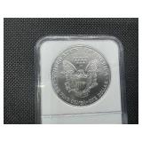 2001 1 Oz. Silver American Eagle NGC MS69 -  NGC Price Guide $65
