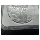 2018-W 1 Oz. Silver American Eagle NGC MS69