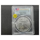 2019 1 Oz. Silver American Eagle PCGS MS69