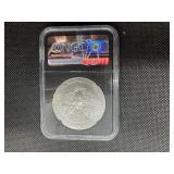 2019 1 Oz. First Day of Issue American Eagle Eliz. Jones Autographed NGC MS70 - Perfect Graded Coin!