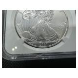2020-P 1 Oz. Emergency Production Silver American Eagle NGC MS69  -  NGC Price Guide $75