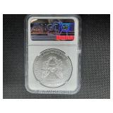 2021 Type 1 Oz. Early Releases Silver American Eagle NGC MS69