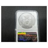 2021 Type 1 Oz. Early Releases Silver American Eagle NGC MS69