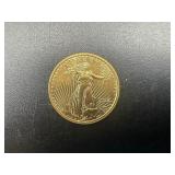 2022 $5.00 Gold Eagle (1/10 Ounce) of .999 Gold