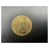 2022 $5.00 Gold Eagle (1/10 Ounce) of .999 Gold