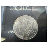 GSA Uncirculated 1884 Carson City Morgan Dollar with Original Box and COA