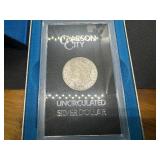GSA Uncirculated 1884 Carson City Morgan Dollar with Original Box and COA
