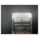 NTR Metals Ten Ounce .999 Silver Bar