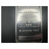 NTR Metals Ten Ounce .999 Silver Bar