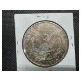 1878 7TF Morgan Silver Dollar Marked MS63 When Purchased