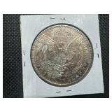 1878 7TF Morgan Silver Dollar Marked MS63 When Purchased