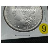 1881 Morgan Silver Dollar Marked BU When Purchased