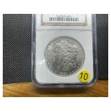 1883-O Morgan Silver Dollar NGC MS62