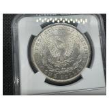 1884-O Morgan Silver Dollar NGC MS63