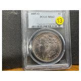 1885-O Morgan Silver Dollar NGC MS63