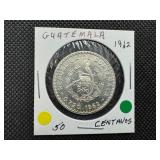 Gutameala 1962 Silver 50 Centuros