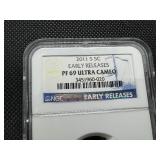 2011 S 5C Early Releases NGC PF69 Ultra Cameo
