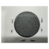 1940 Third Reich Germany 10 Reichspfennig