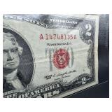 1963 Red Seal $2 Dollar Bill