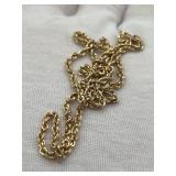18" 14K Yellow Gold Necklace (1/4" diameter) (2.3 grams)