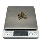 18" 14K Yellow Gold Necklace (1/4" diameter) (2.3 grams)