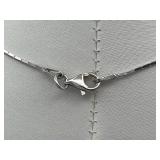 Vintage 16" 925 Sterling (Italy) Silver Tassel Necklace (4.9 grams)