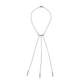 Vintage 16" 925 Sterling (Italy) Silver Tassel Necklace (4.9 grams)