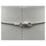Vintage 16" Sterling Silver (Italy) Necklace (9 grams)