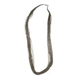 Wonderful 30" Liquid Sterling Silver Necklace (41 grams) with 30 Strands