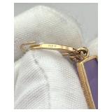 Spectacular 18" Oroamerica 14K Diamond Necklace and Matching Earrings (18.5 grams total weight)