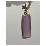 Spectacular 18" Oroamerica 14K Diamond Necklace and Matching Earrings (18.5 grams total weight)