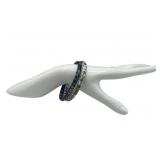 Pair of Vintage Cloisonne Bangle Bracelets (Inside width approximately 2.5")