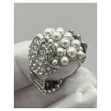 Wonderful Vintage Costume Jewelry Lot including 1987 Avon Princess Diana Sapphire Ring