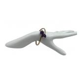 Peter Brams Designs 14K Gold Open Bangle Bracelet (Stamped PBD 14K) (10 grams)