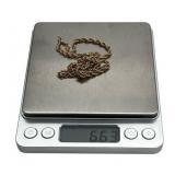 18-inch 14K G.F. Yellow Gold Chain (6.6 grams)