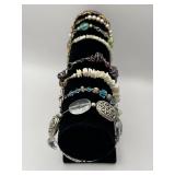 Wonderful Assortment of Bracelets with some Sterling Silver