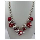 Fun Vintage Jewelry Lot - Bracelets, Earrings, and Heart Charm Necklace