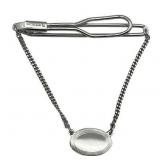 Vintage Sterling Silver Tie Clip in Excellent Condition