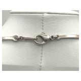 Vintage Kabana Sterling Silver Seashell Choker and 925 Sterling Earrings (43 grams total weight)