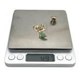 14K Gold & Opal Lot (4.9 grams total weight)