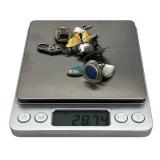 Vintage Sterling Silver Lot including Norway Sterling Butterfly Brooch and Siam Sterling (28 grams total weight)