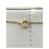 Vintage 14K Yellow Gold Cameo Pendant with 15" Necklace and 1/20 12K GF Cameo Screwback Earrings