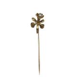 Victorian 14K Gold & Pearl Stick Pin (1.5 grams)