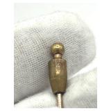 Victorian 14K Gold Stick Pin (2.2 grams total weight)