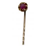 Victorian 14K Gold Stick Pin (2.2 grams total weight)